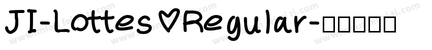 JI-Lottes Regular字体转换